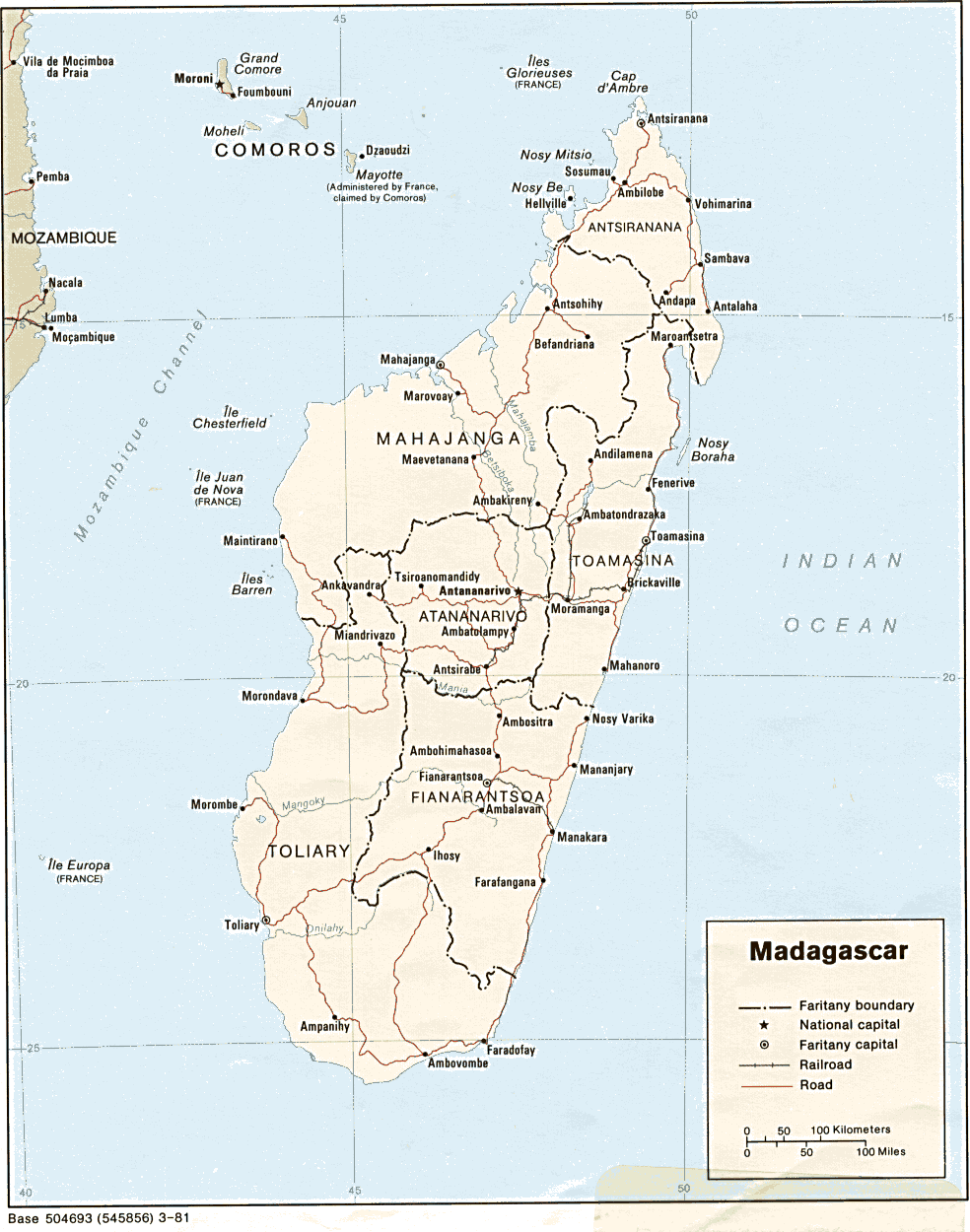 madagascar Madagascar Map