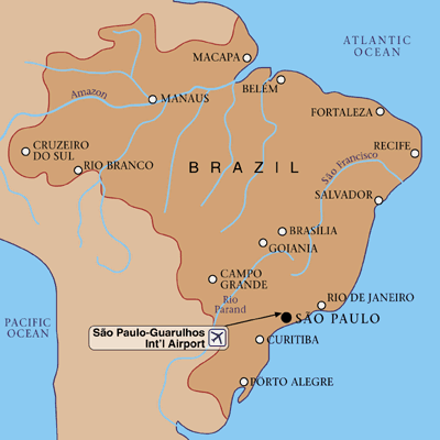 map gru Sao Paulo Subway Map