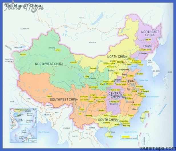 Map Of China Toursmaps Com