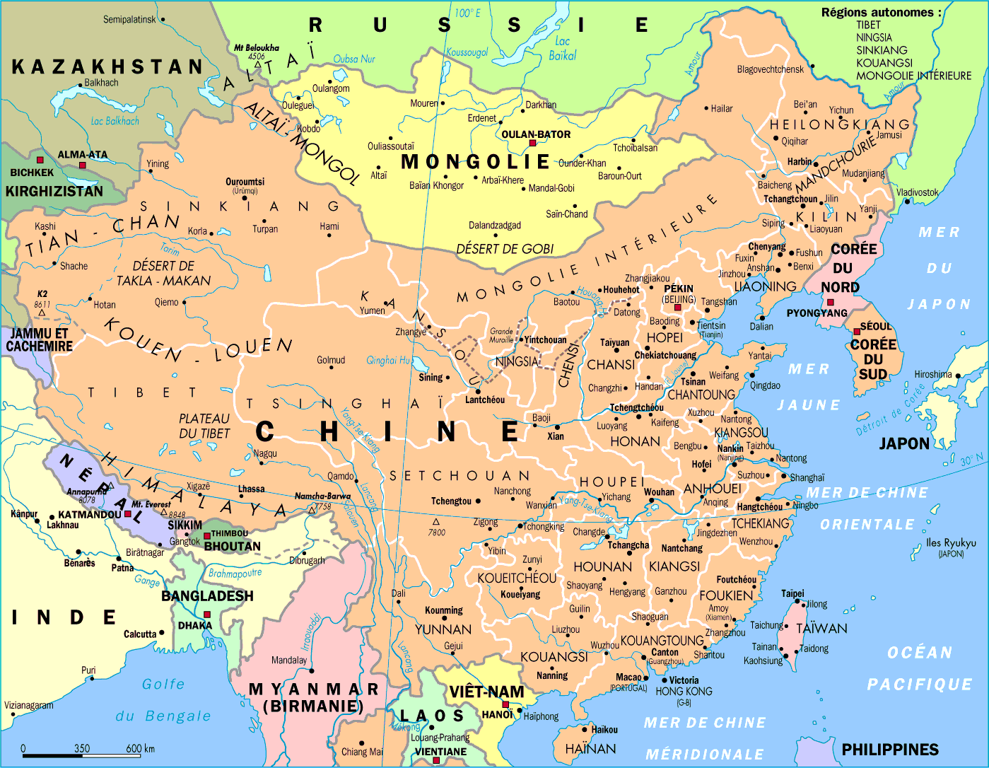 map of china  4 Map of China