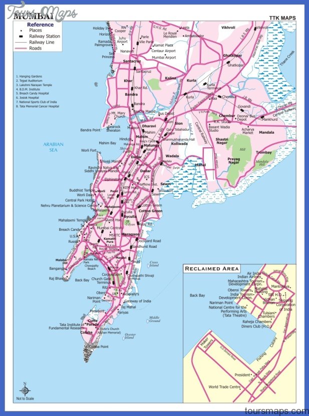 map of mumbai bombay Mumbai Map