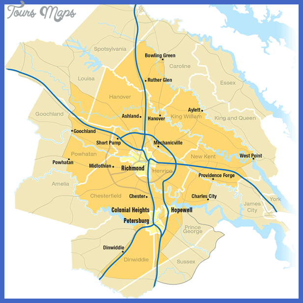 map Virginia Beach Metro Map