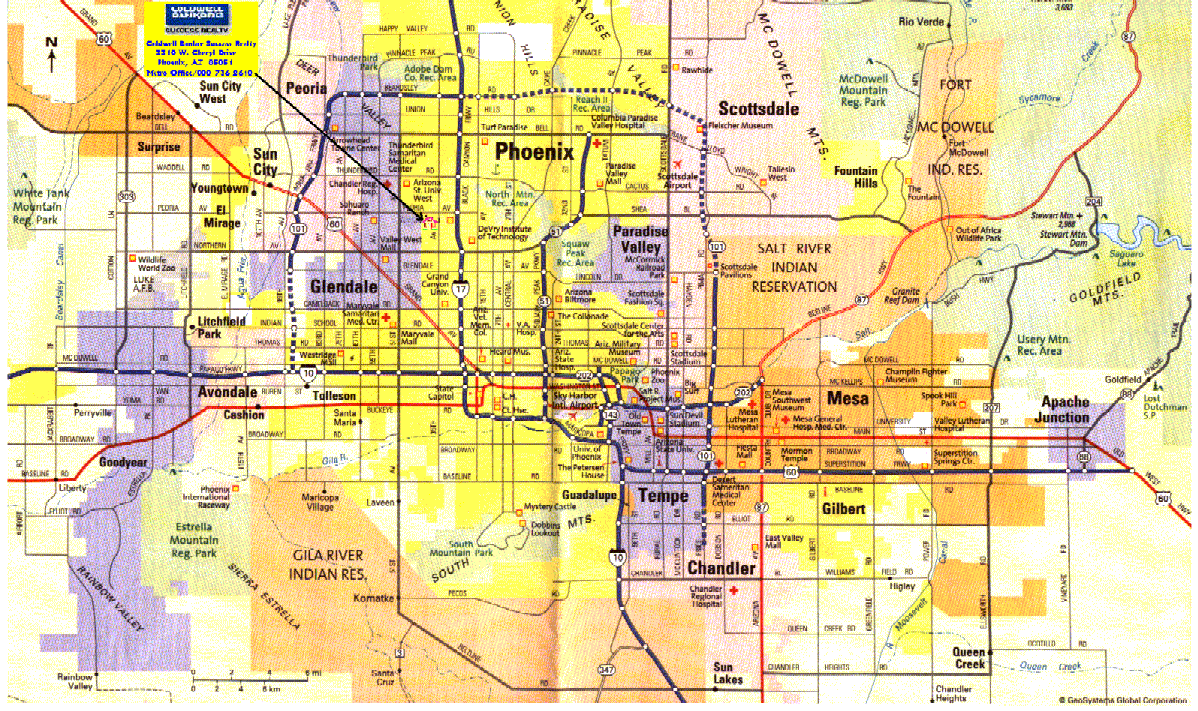 map1 Scottsdale Subway Map