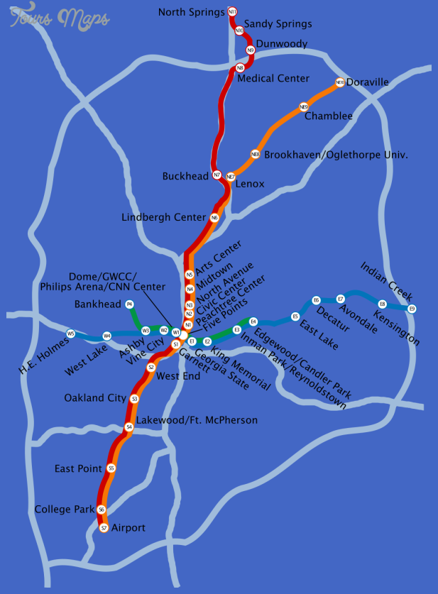 metro atlanta traffic map