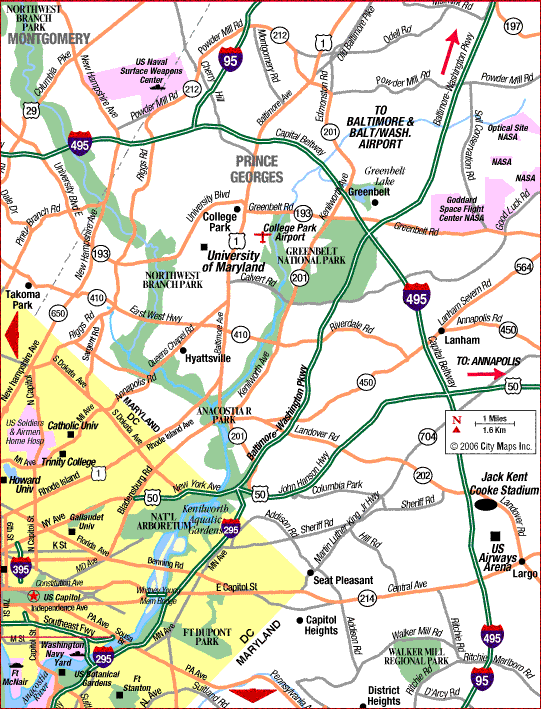 maryland ne 1 Baltimore Metro Map