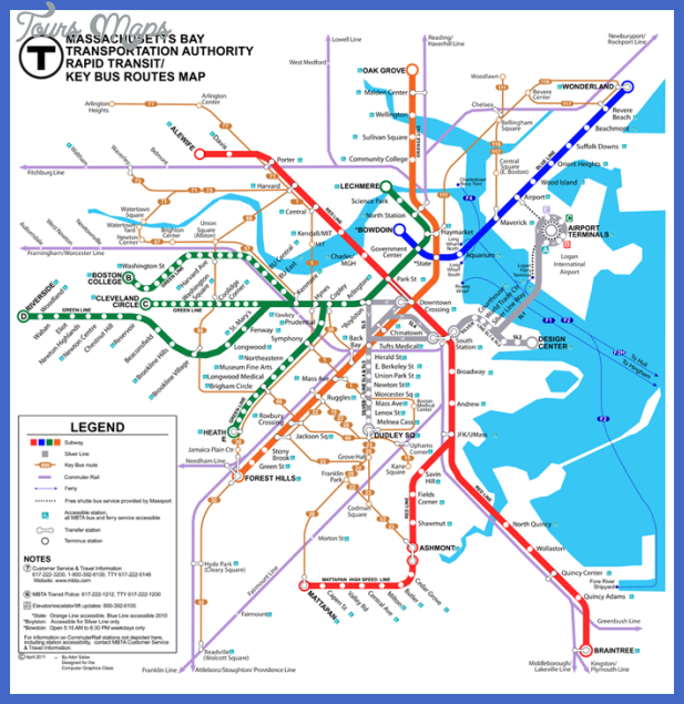 mbtacapture Boston Metro Map