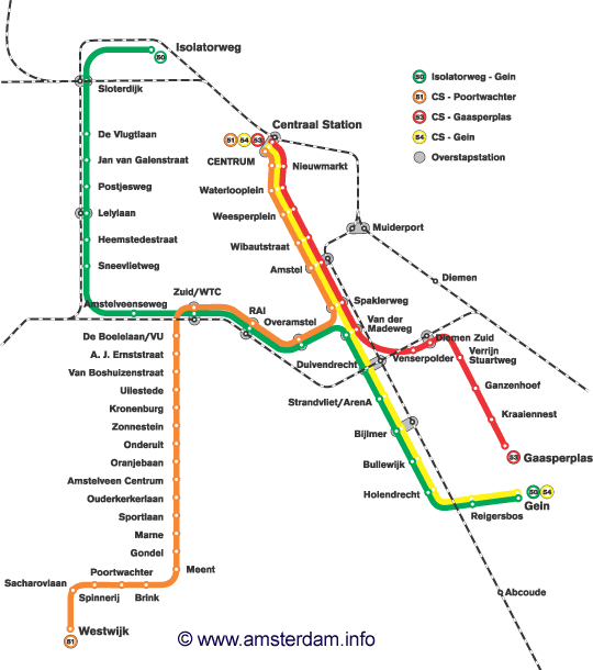 metro 3 Santa Ana Subway Map