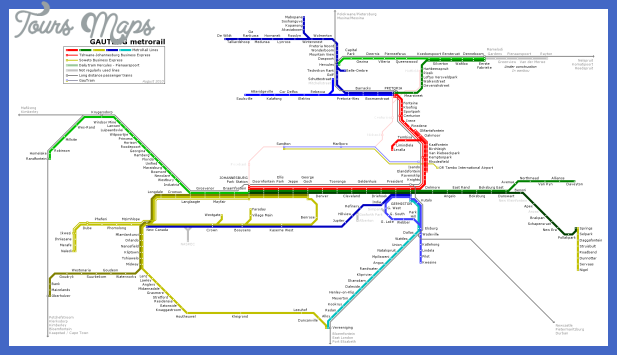metrorail gauteng South Africa Metro Map