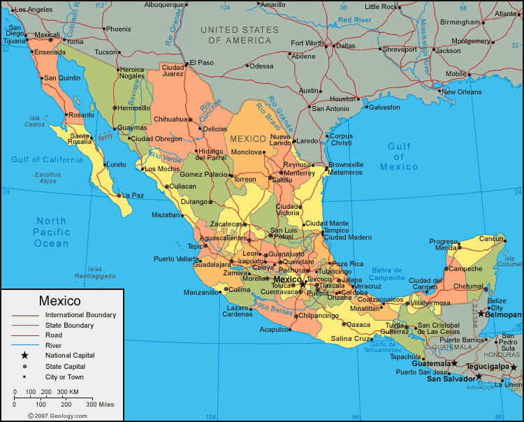 mexico map Laredo Map