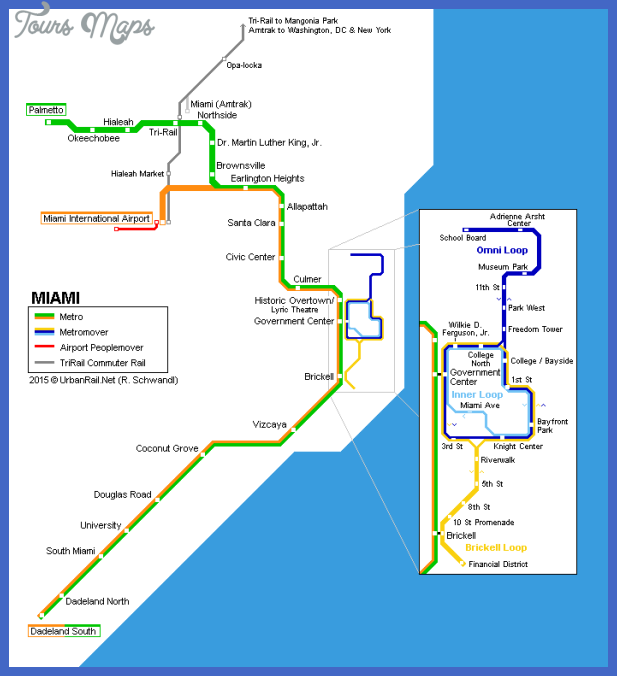 miami map Miami Subway Map