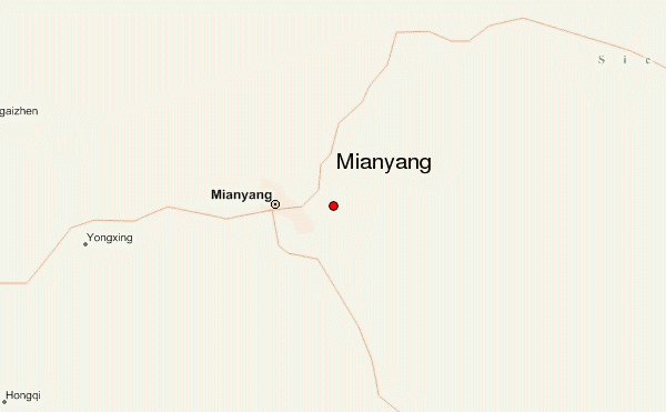 mianyang map  4 Mianyang Map