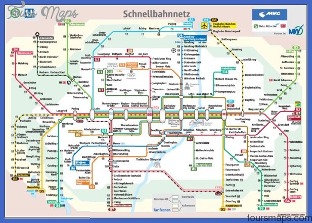 munich ubahn plan Germany Metro Map