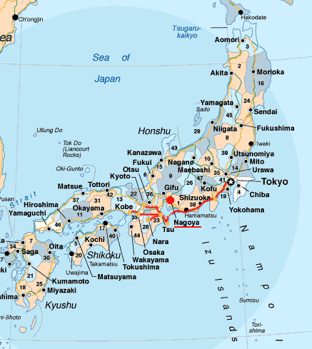 nagoya map  1 Nagoya Map