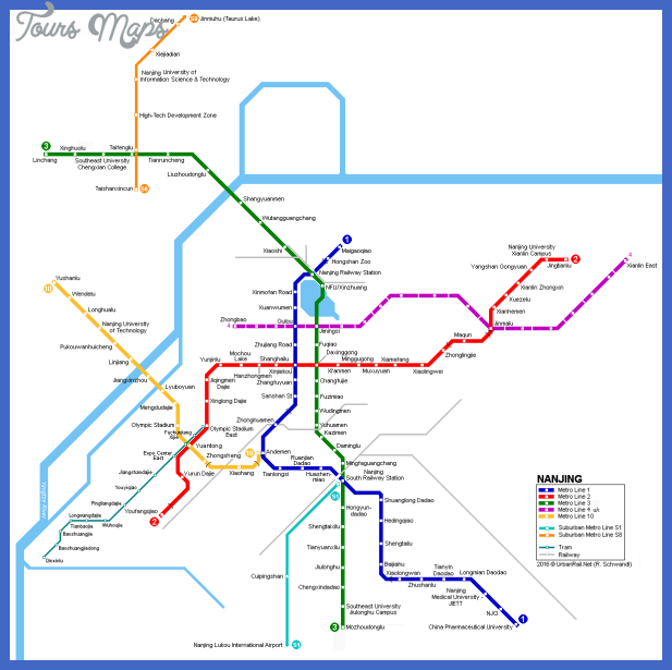 nanjing metro map  3 Nanjing Metro Map