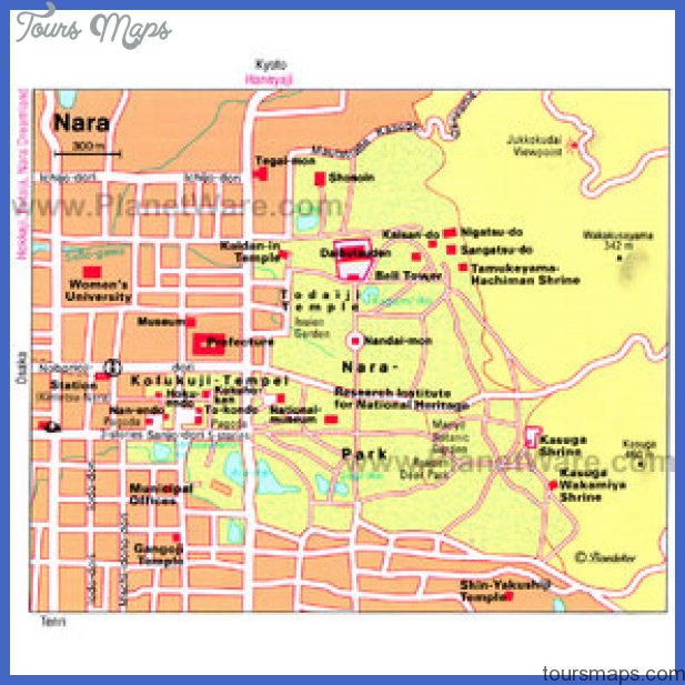 nara map thumb Wichita Map Tourist Attractions