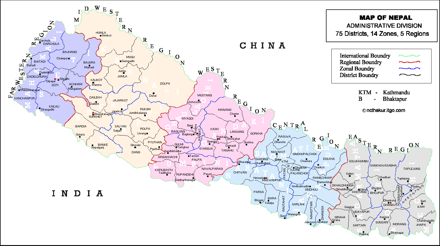 nepal map 1 Nepal Map