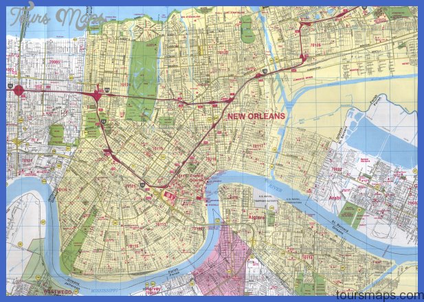new orleans louisiana city map New Orleans Metro Map