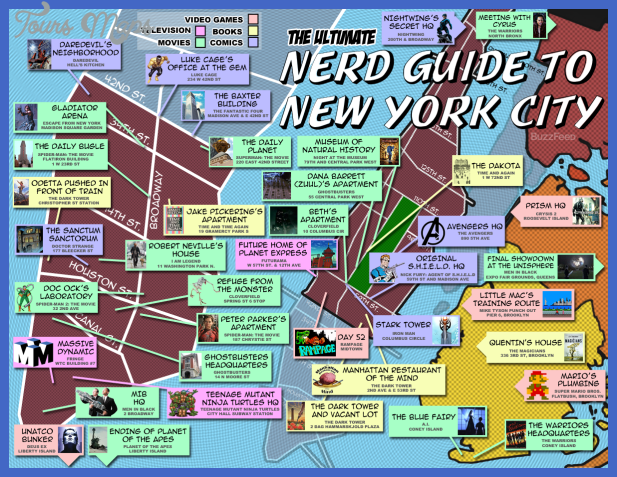 new york map for tourists  3 New York map for tourists