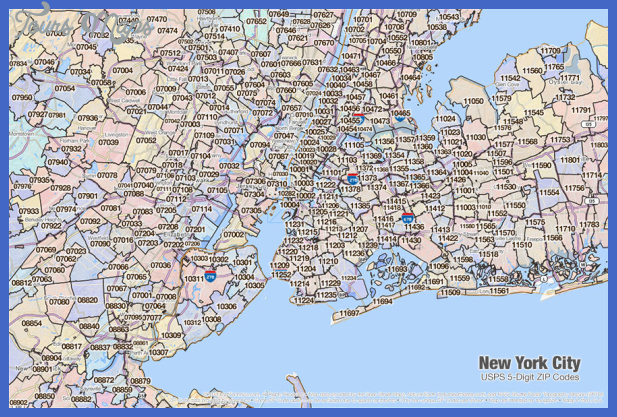 New York Map Zip Codes