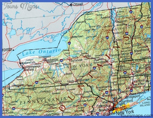 new york map 6 New York Map