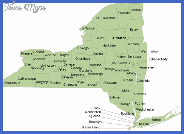 New York zip code map - ToursMaps.com