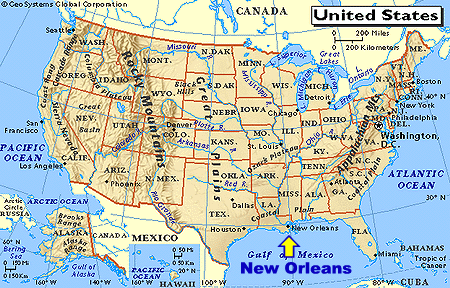 neworleansmap New Orleans Map