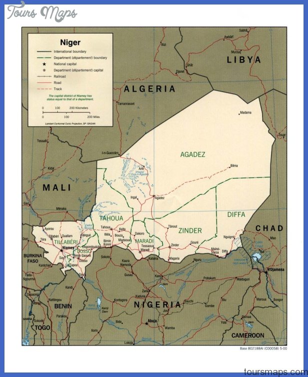 niger 2000 pol Niger Map