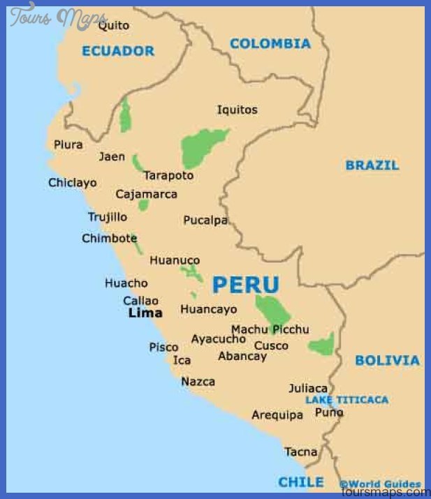 peru map Lima Map Tourist Attractions