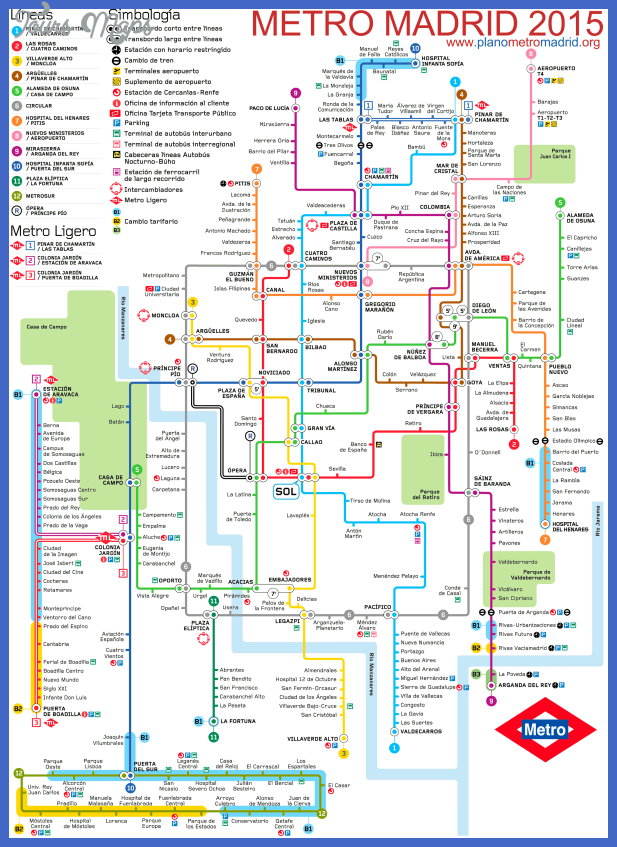 plano metro madrid 2 2005 04 Madrid Metro Map