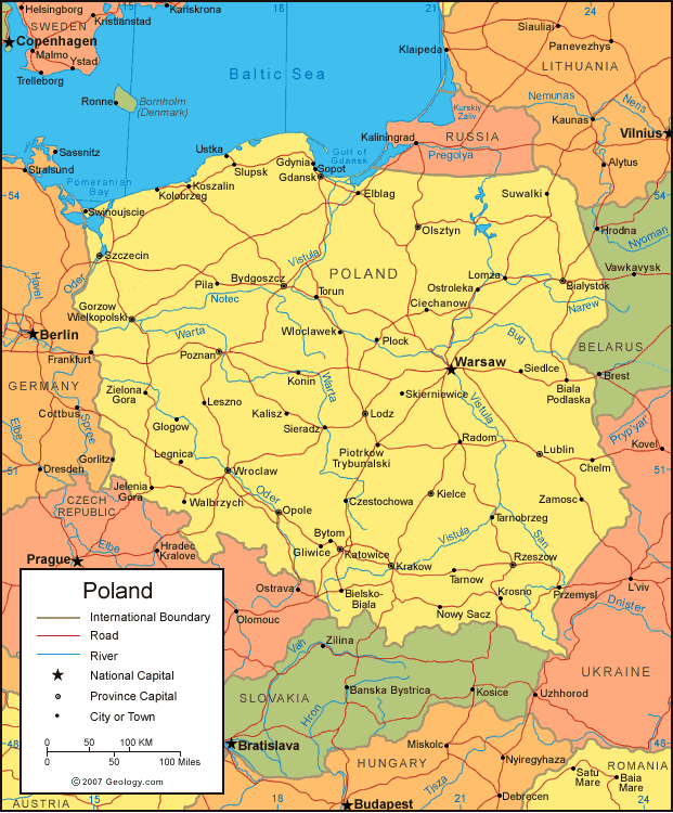 poland map Poland Metro Map