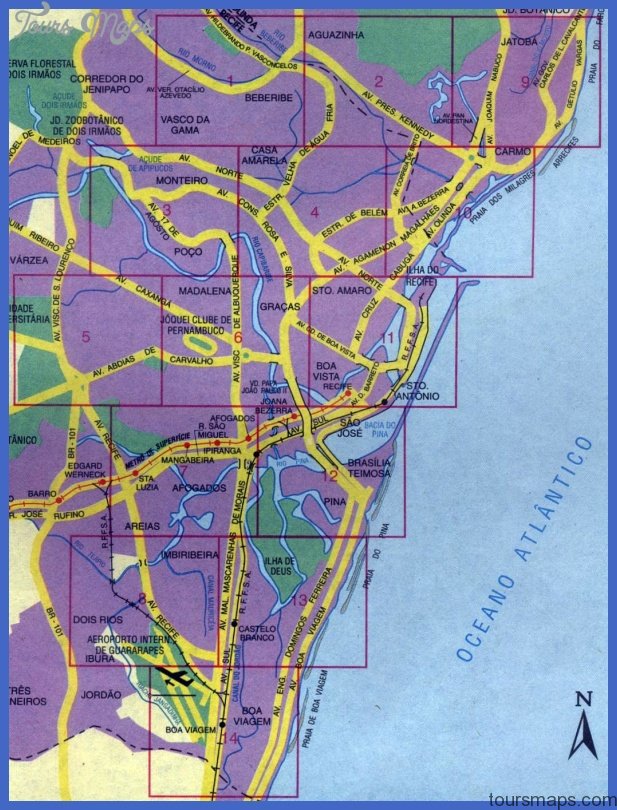 recife map Recife Metro Map