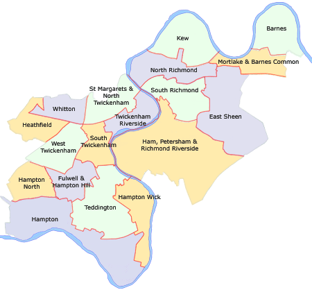 richmond borough map Richmond Map