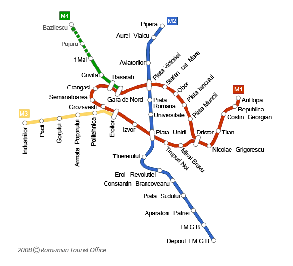 romania subway map  0 Romania Subway Map