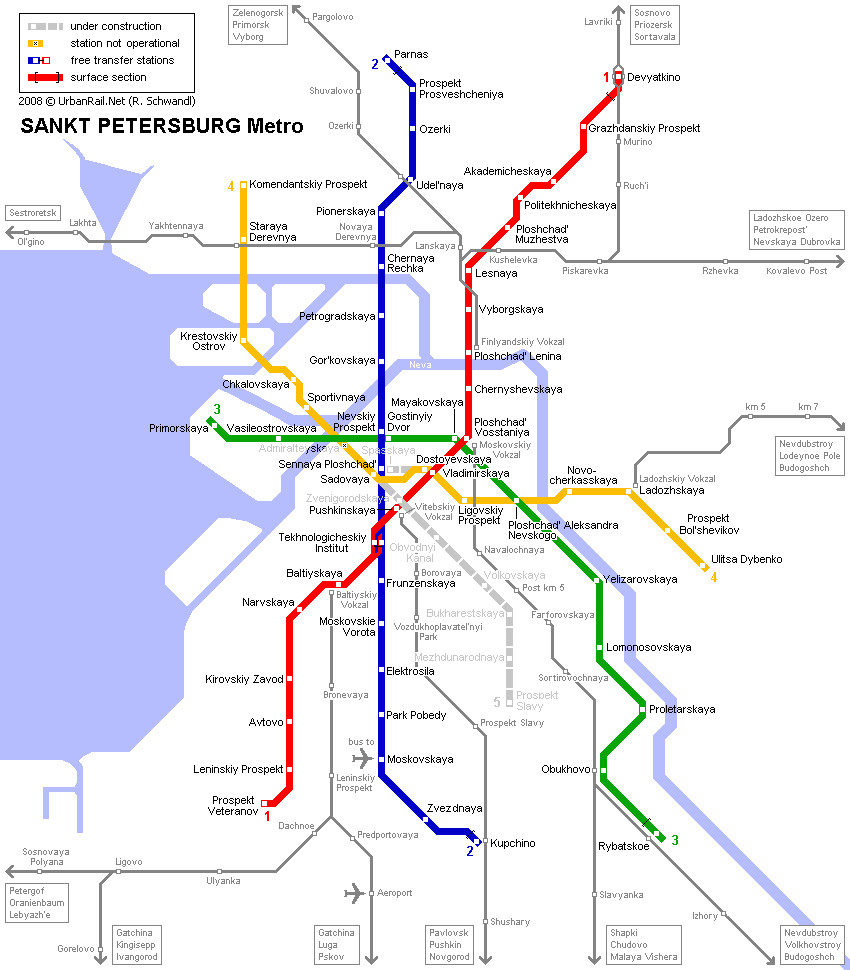 saint petersburg map metro map Tampa St. Petersburg Metro Map