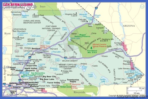 san bernardino county map Riverside San Bernardino Map