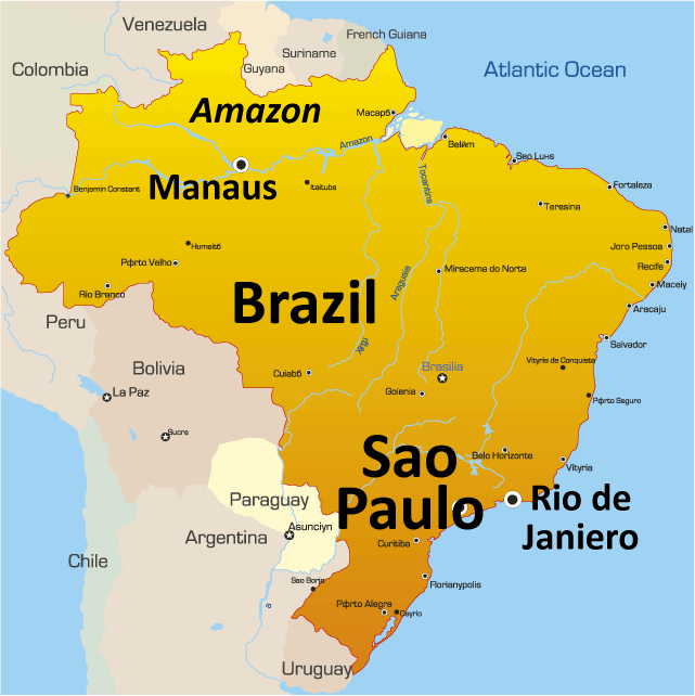 sao paulo map tourist attractions  11 Sao Paulo Map Tourist Attractions