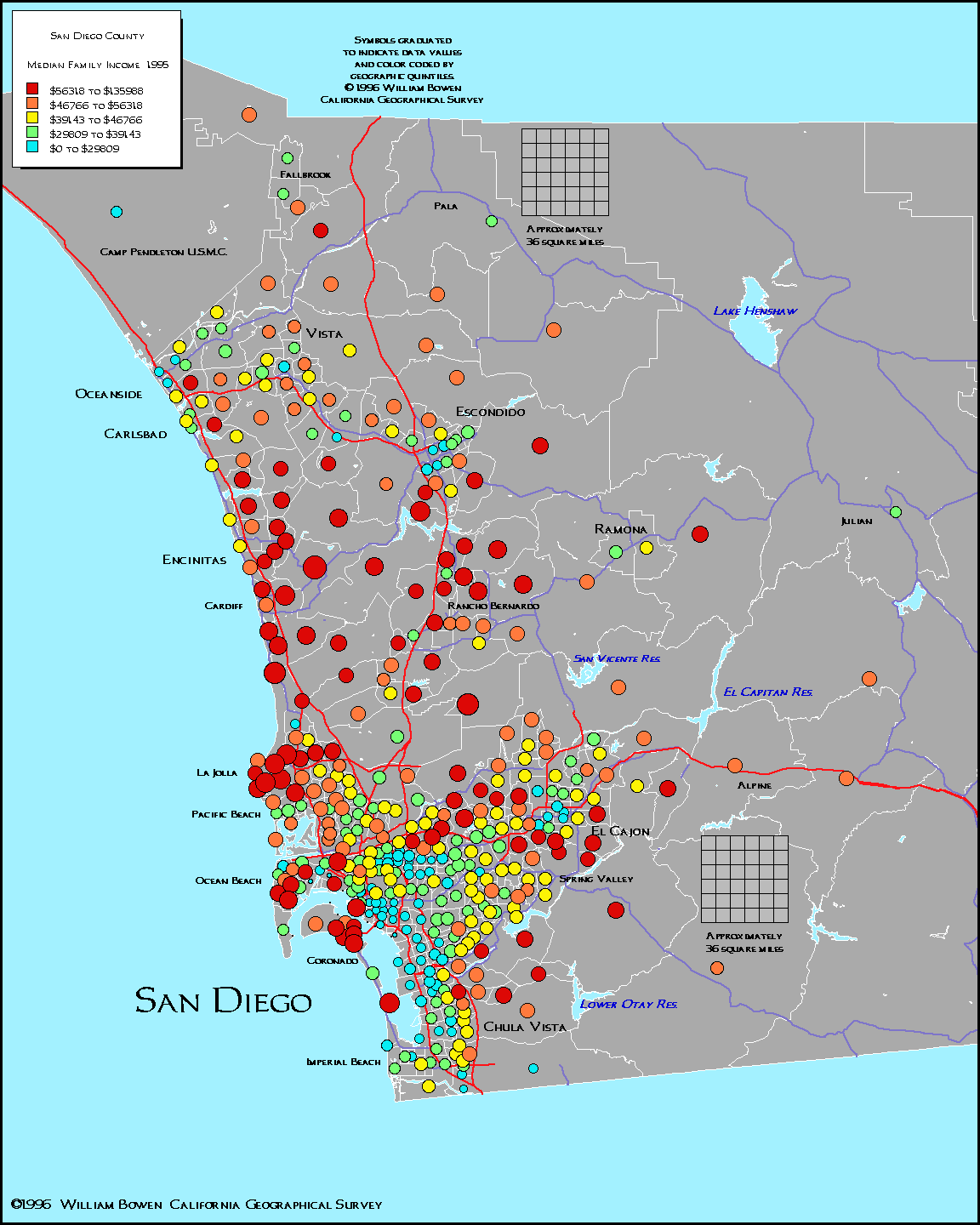 sdmincom San Diego Metro Map