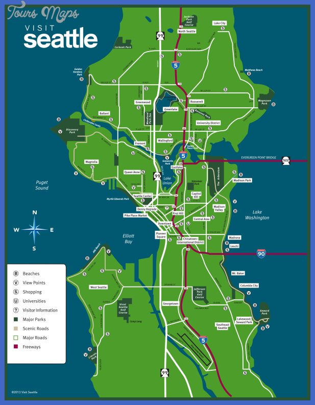 seattle neighborhoods Seattle Map
