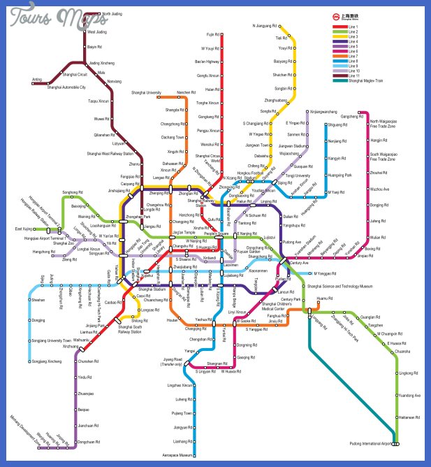 shanghai metro map  0 Shanghai Metro Map