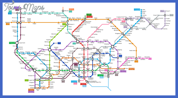 shenzhen metro map  2 Shenzhen Metro Map