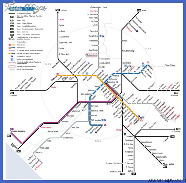 Italy Metro Map Toursmaps Com