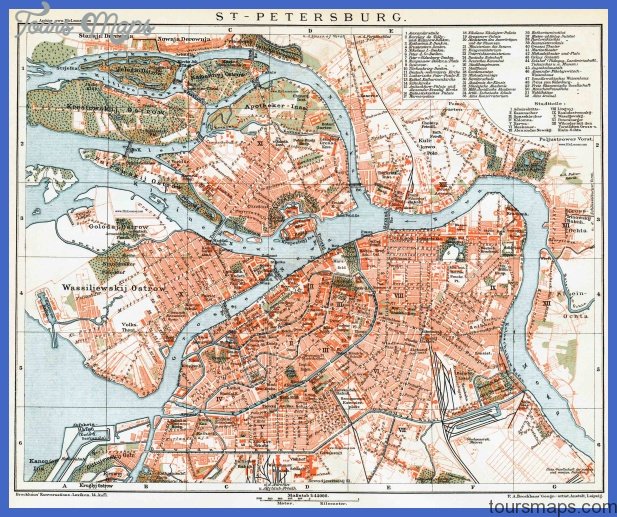st petersburg St Petersburg Map