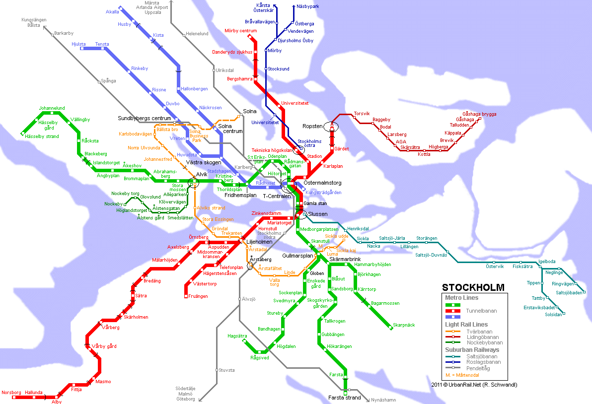 stockholm Dominican Republic Subway Map