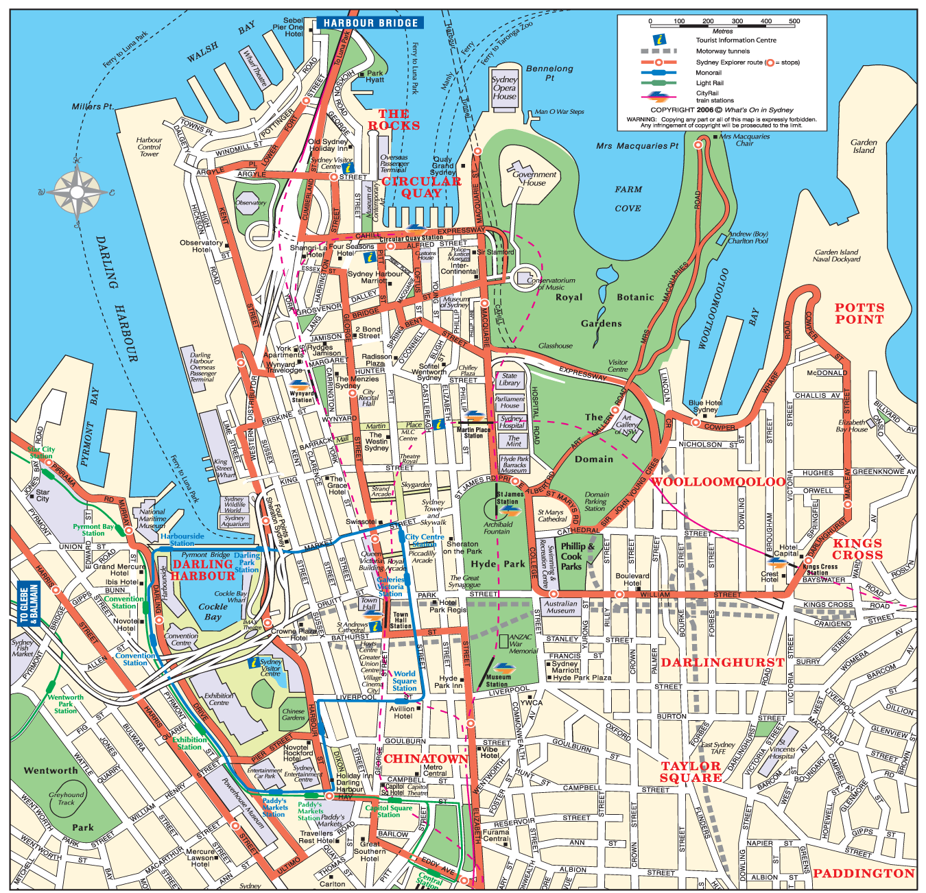 sydney map big Sydney Metro Map