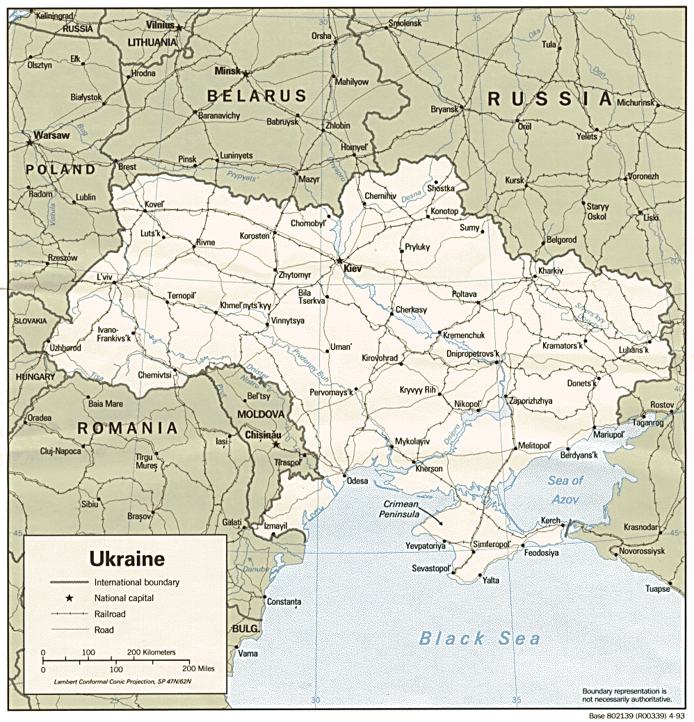 ukraine 1 Ukraine Map