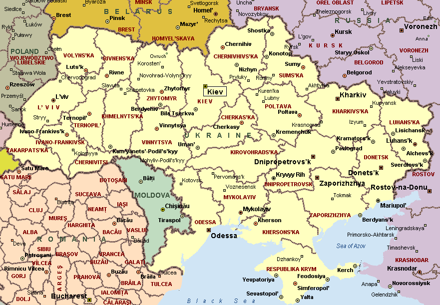 ukrainemap Ukraine Map