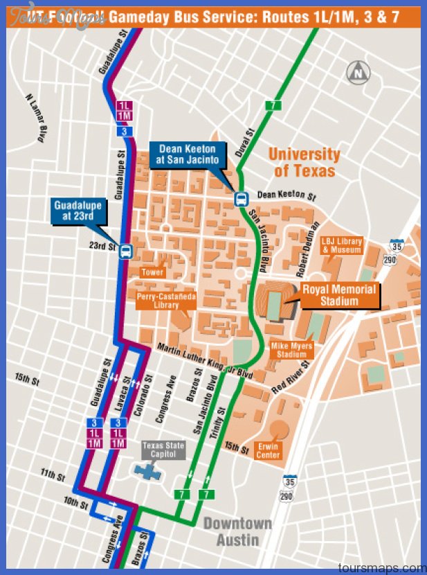 ut football campusmap2013 Lubbock Metro Map