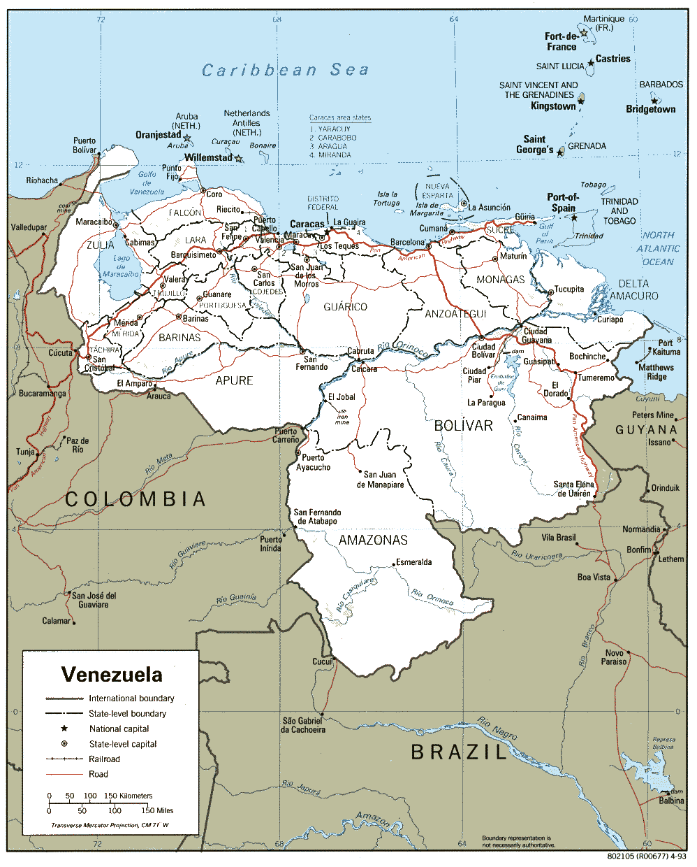 venezuela Venezuela Metro Map