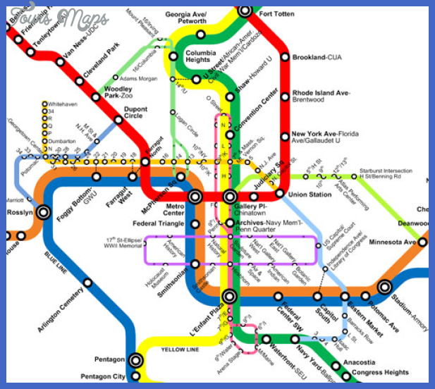 washington dc metro map Washington Metro Map