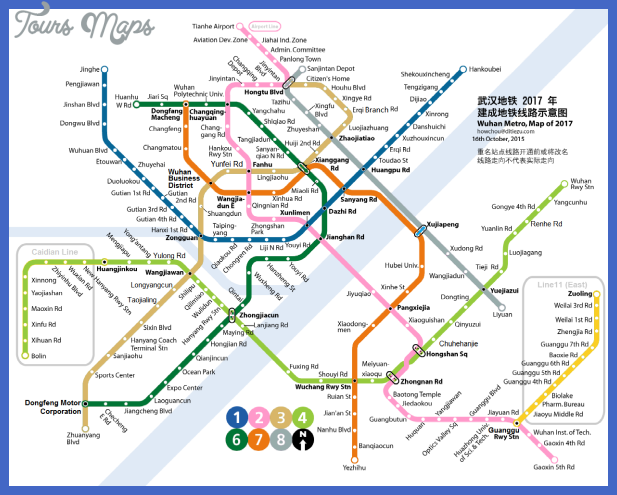 wuhan metro map  2 Wuhan Metro Map